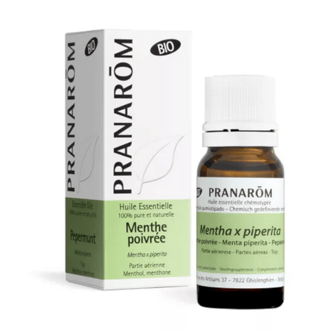 Huile essentielle Menthe poivrée BIO 10 ml PRANAROM - Maple Wellness Supplements