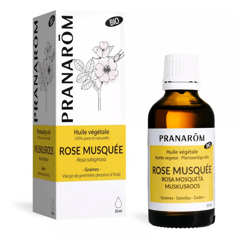 Huile végétale Rose musquée BIO 50 ml PRANAROM - Maple Wellness Supplements