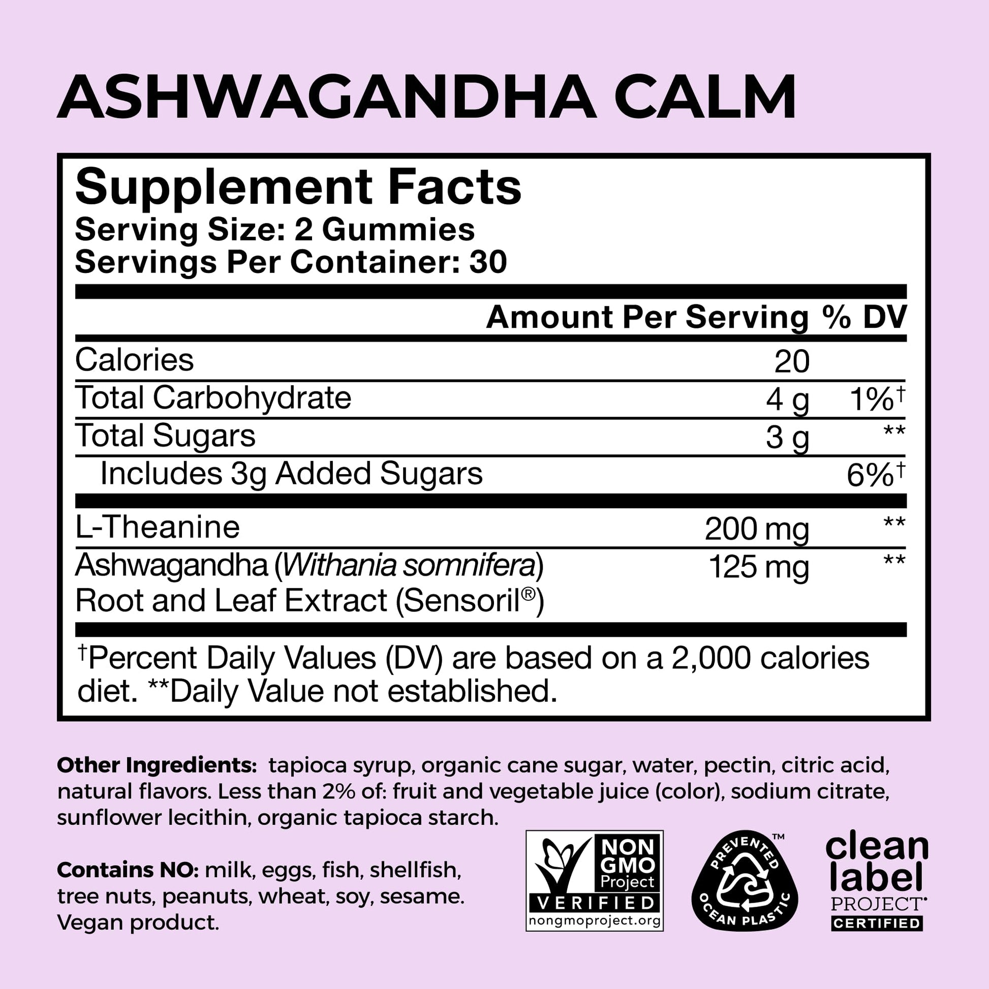 HUM Calm Ashwagandha Gummies for Women and Men, L-Theanine Ashwagandha Supplements for Daily Relaxation & Clarity Support, Vegan Fast Acting Gummy Formula, Mixed Berry Flavor, 60 Gummies - Maple Wellness Supplements
