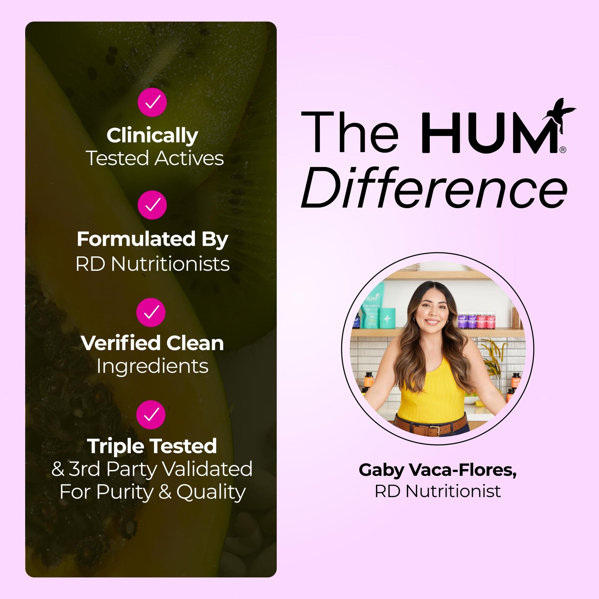 HUM Calm Ashwagandha Gummies for Women and Men, L-Theanine Ashwagandha Supplements for Daily Relaxation & Clarity Support, Vegan Fast Acting Gummy Formula, Mixed Berry Flavor, 60 Gummies - Maple Wellness Supplements