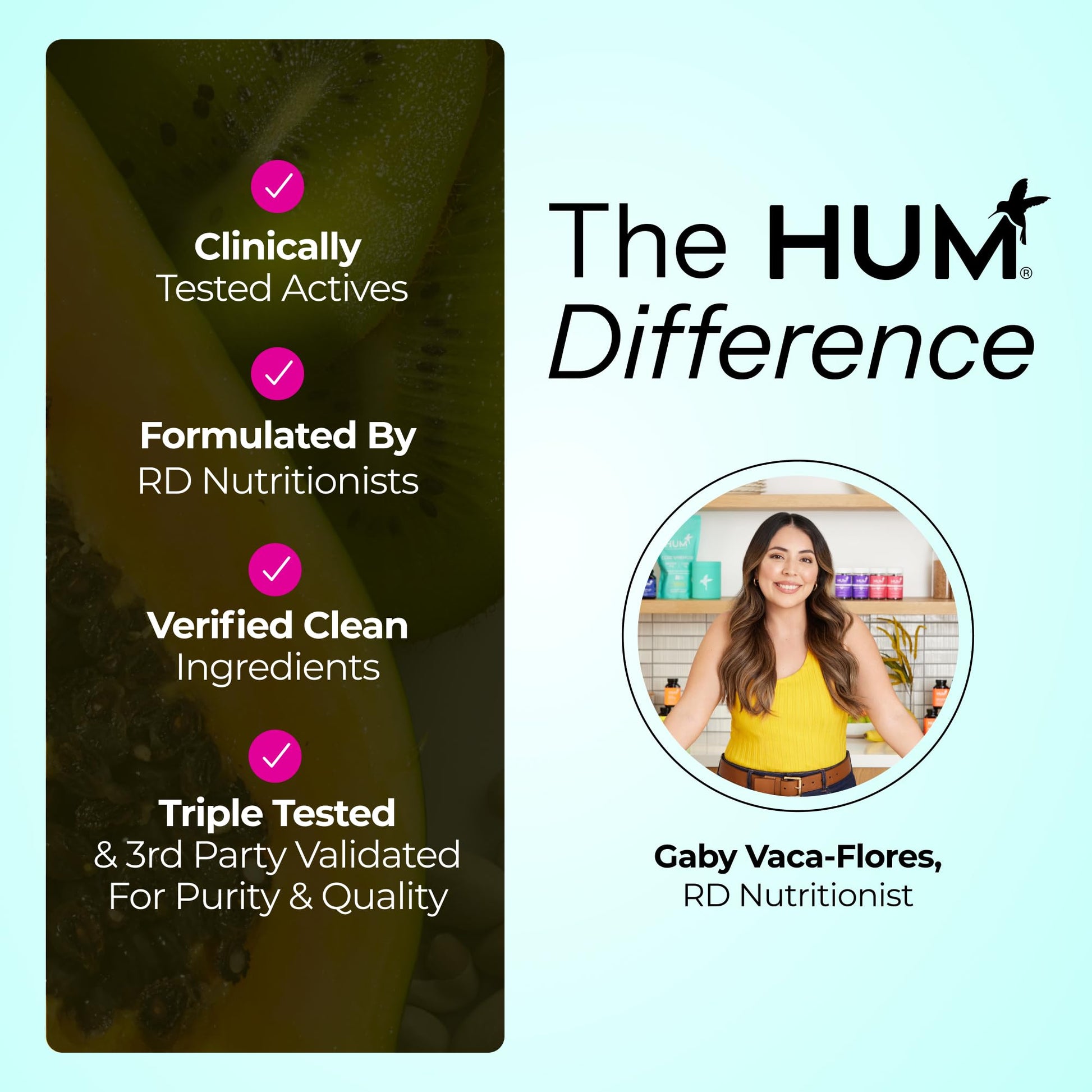 HUM Daily Cleanse Acne Supplements for Women & Men, Gentle Digestive Cleanse for Clear Skin Support, Zinc, Spirulina, Chlorella, Detoxifying Herbs, Organic Algae, Skin Vitamins Supplement, 60 Capsules - Maple Wellness Supplements