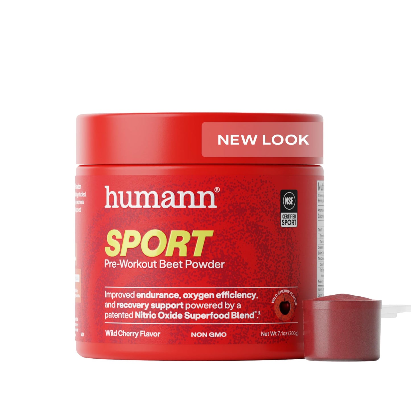 Humann SuperBeets Sport Endurance Pre Workout Powder, Nitric Oxide Supplement, NSF Certified, Stimulant & Caffeine Free, Made with Beet Root, - Maple Wellness Supplements