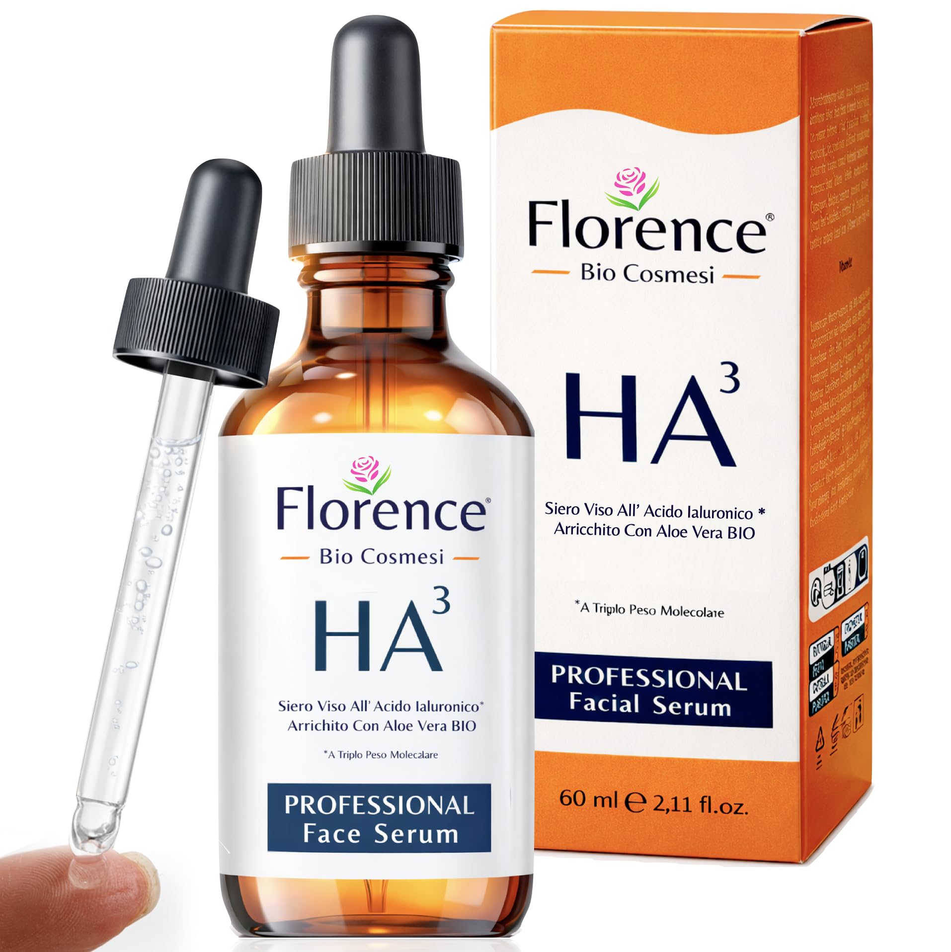Hyaluronic Acid Serum for Skin – Anti-Aging Moisturizer Face Serum for Brightening, Plumper & Smoother Skin. Non-Greasy, Ultra-Hydrating Niacinamide, B5 & Vitamin C Skin Care Facial Serum, 2 oz - Maple Wellness Supplements