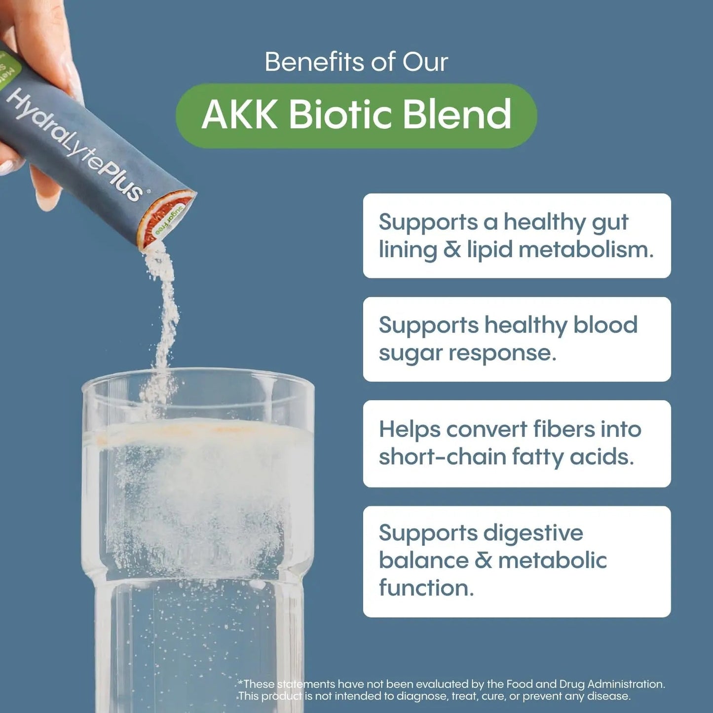 Hydralyte Plus Metabolic Support - GLP-1 Weight Loss Management and Gut Health - 5in1 Probiotic Blend - Akkermansia Muciniphila + Prebiotic Fiber + Electrolytes - Sugar Free (30 Packets) - Maple Wellness Supplements