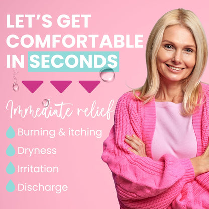 Hydro GYN Vaginal Moisturizer | Long Lasting for Vaginal Dryness & Irritation | Hyaluronic Acid & Vitamin E | Feminine Care Hormone Free | Pre and Post Menopausal | 12 Vaginal Suppositories - Maple Wellness Supplements