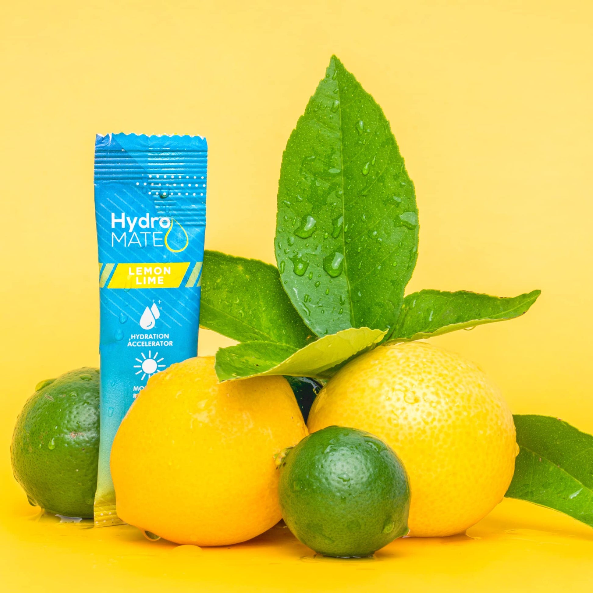 HydroMATE Electrolyte Powder Lemon Lime Hydration Packets Low Sugar 30 Count - Maple Wellness Supplements