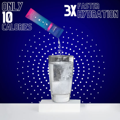 HydroMATE Electrolytes Powder Drink Mix Packets Hydration Accelerator Low Sugar Party Favors for Rapid Recovery Vitamin C Plu - Maple Wellness Supplements