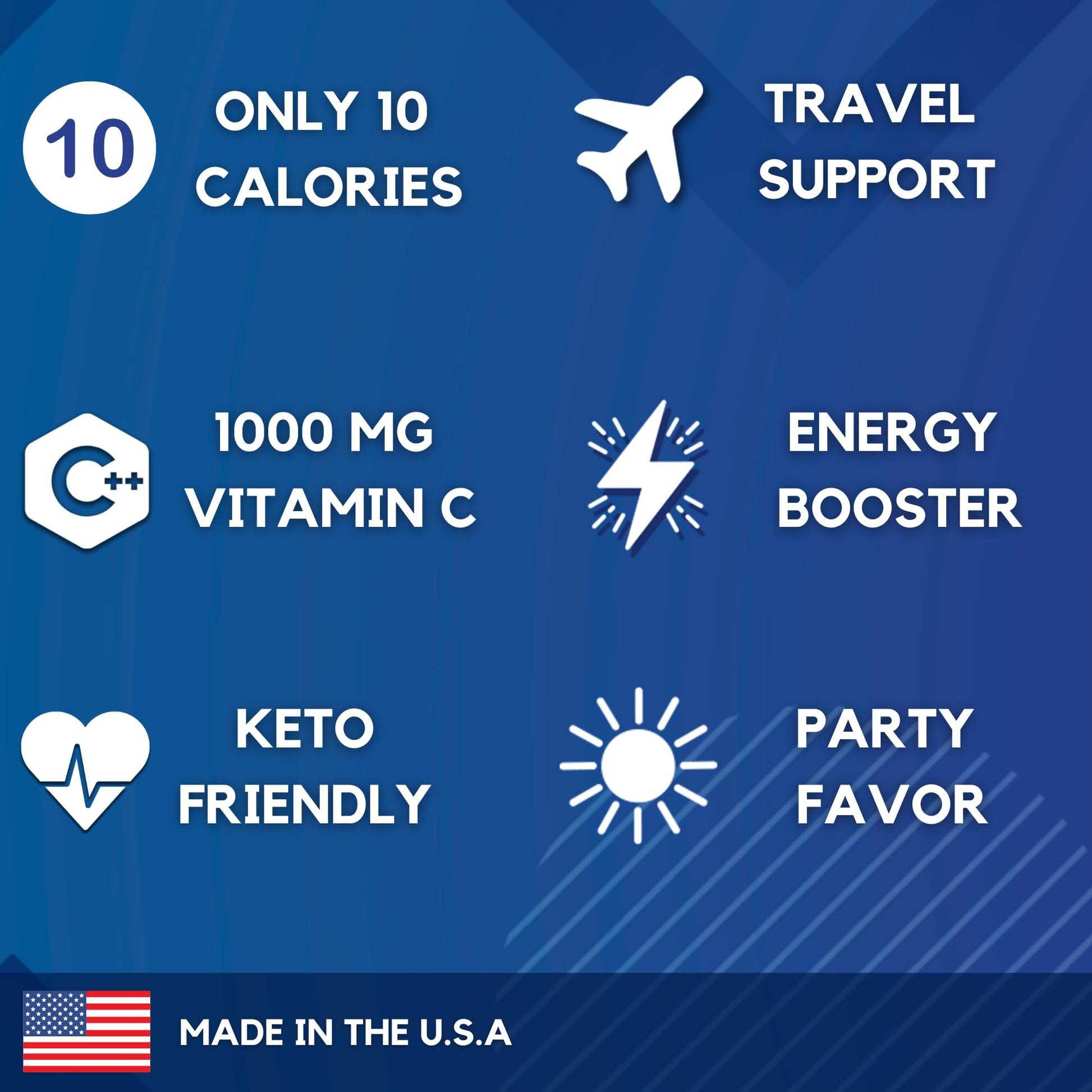 HydroMATE Electrolytes Powder Drink Mix Packets Hydration Accelerator Low Sugar Party Favors for Rapid Recovery Vitamin C Plu - Maple Wellness Supplements
