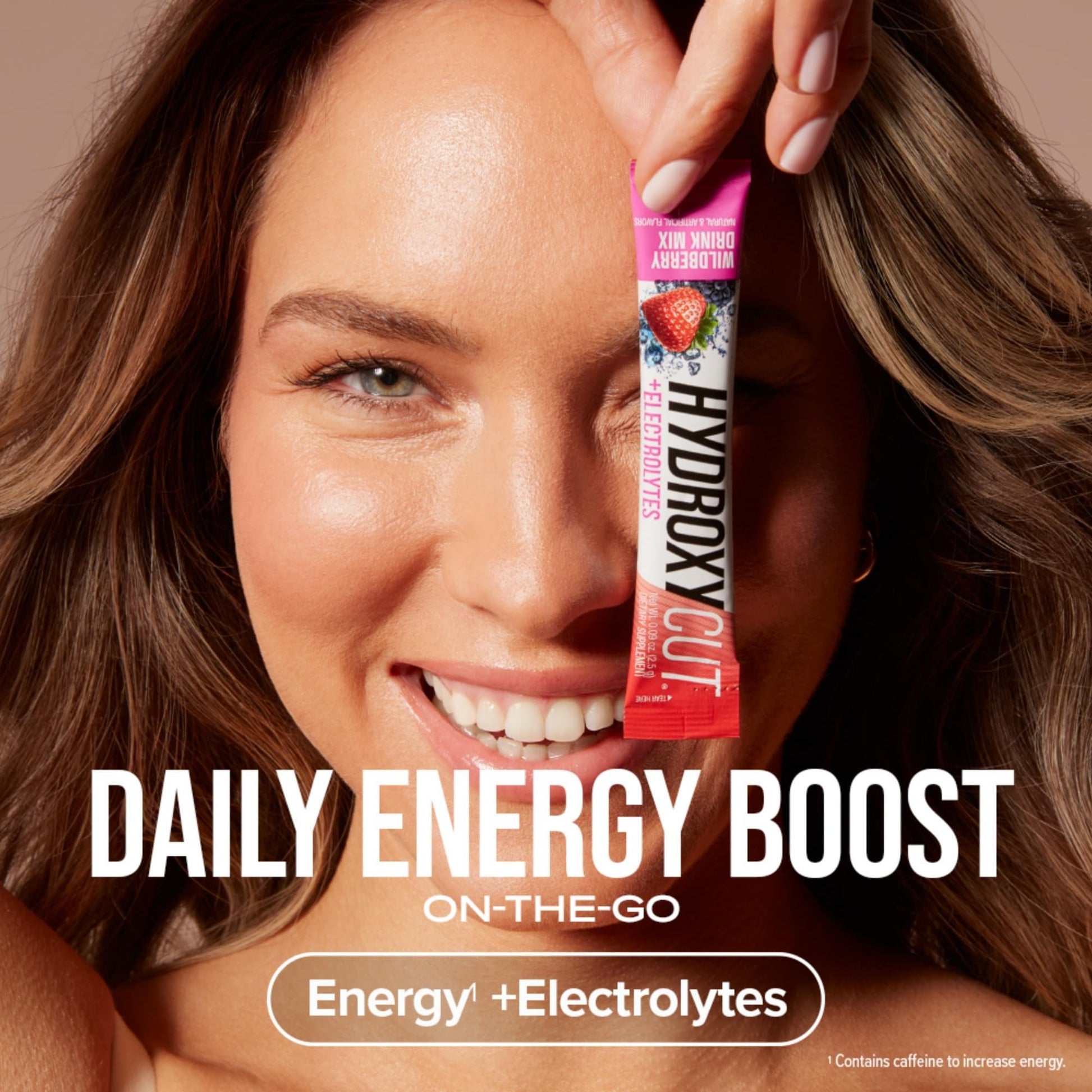Hydroxycut Drink Mix, Wildberry Blast - 21 Travel-Size Packets - Zero Calories, Zero Sugar - Boost Metabolism, Burn Calories - Maple Wellness Supplements