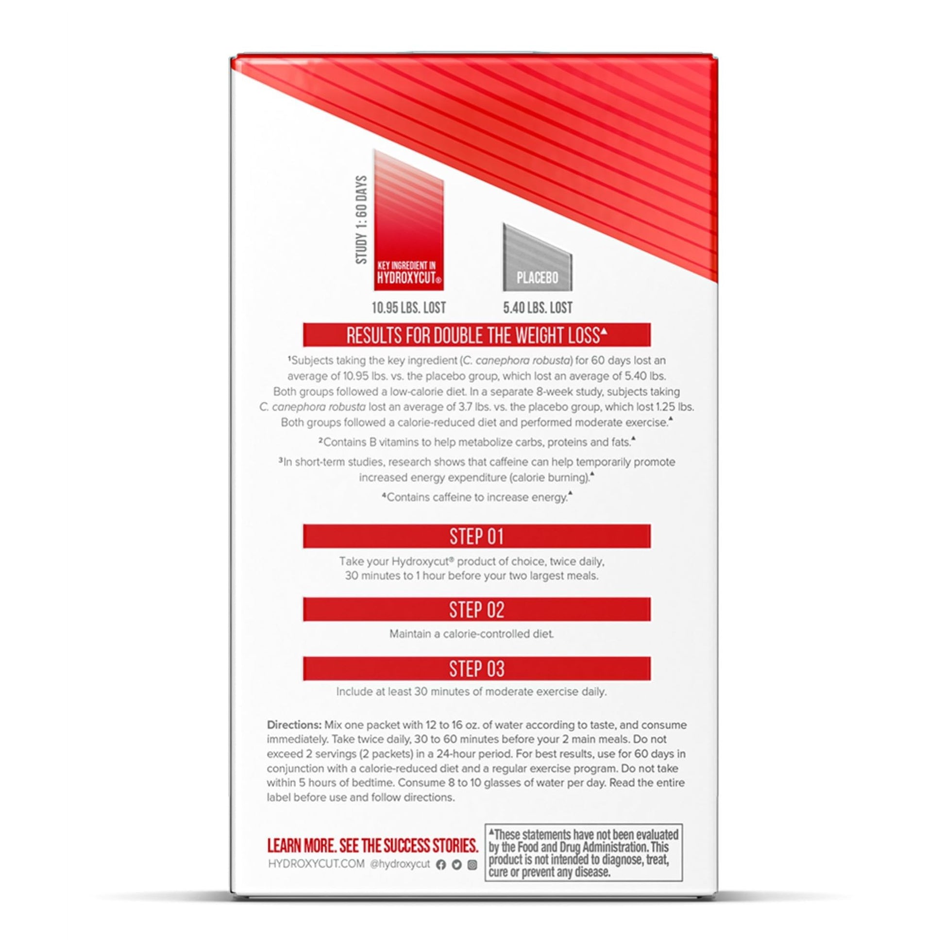 Hydroxycut Drink Mix, Wildberry Blast - 21 Travel-Size Packets - Zero Calories, Zero Sugar - Boost Metabolism, Burn Calories - Maple Wellness Supplements