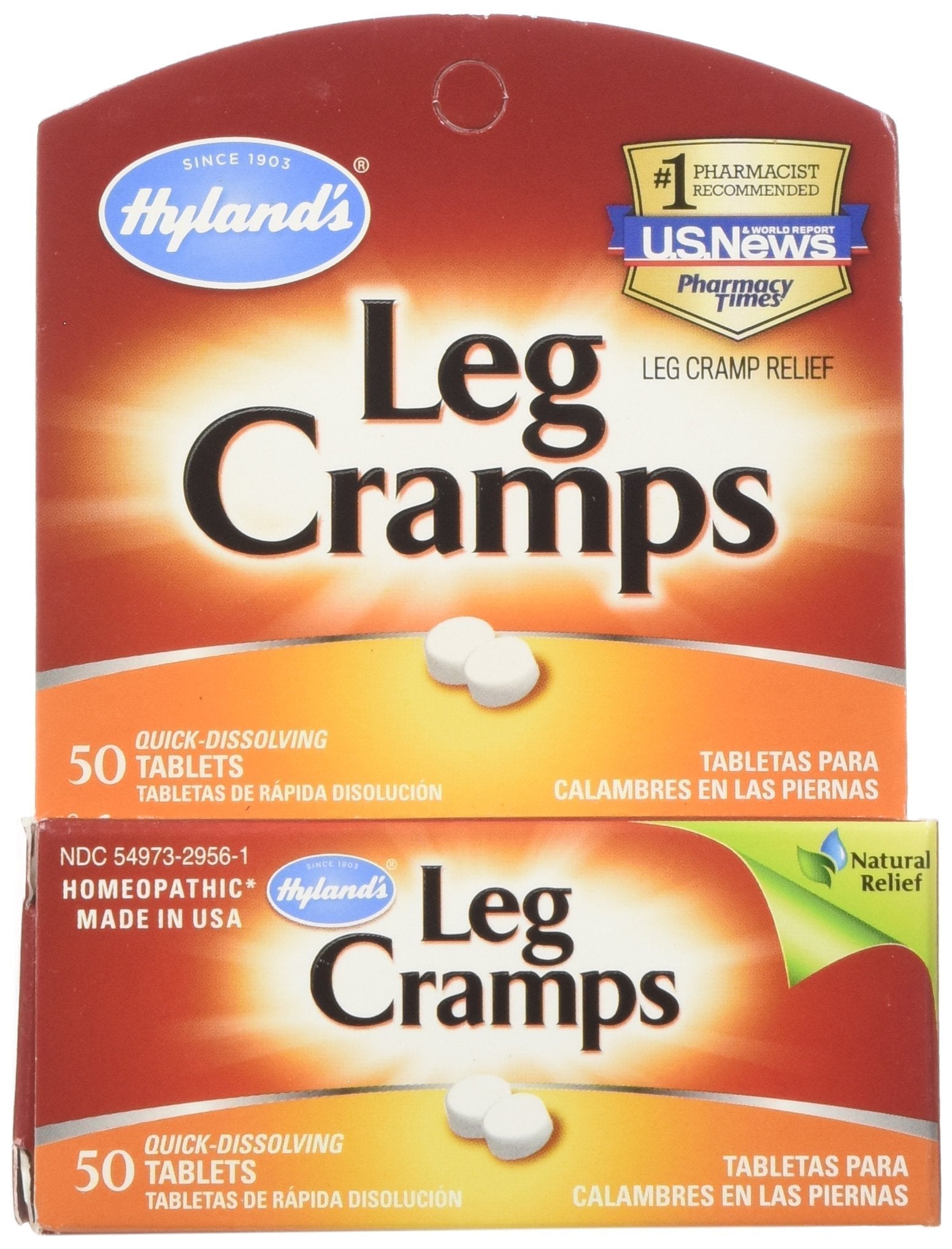 Hyland'S Leg Cramps - 50 Quick Disolving Tablets - Maple Wellness Supplements