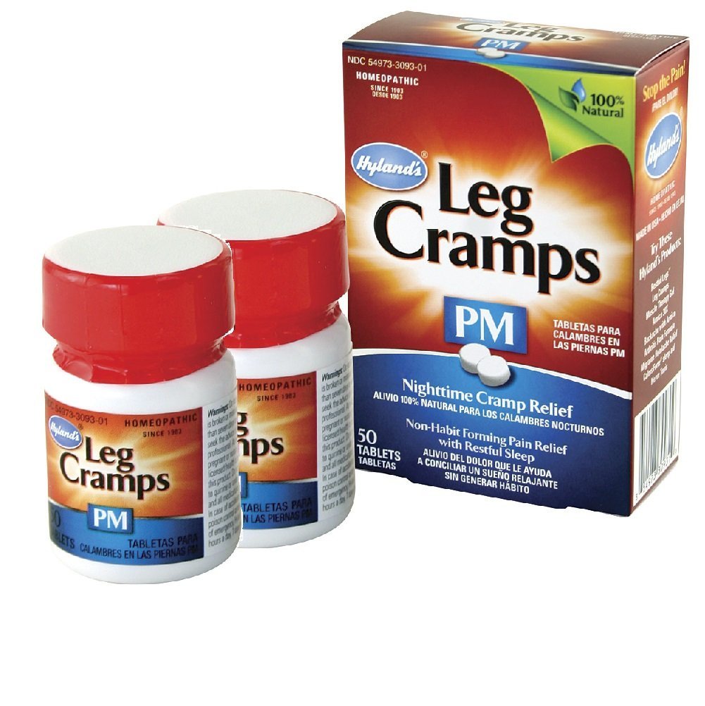 Hyland's Leg Cramps PM Tablets, 50 Count (Pack of 2) - Maple Wellness Supplements