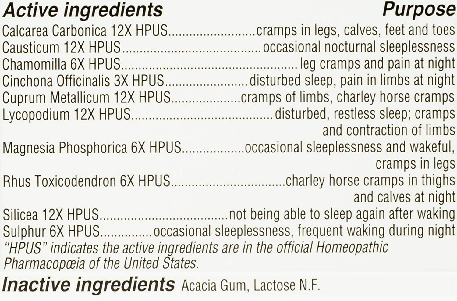 Hyland's Leg Cramps PM Tablets 50 ea 50 Count (Pack of 2) - Maple Wellness Supplements