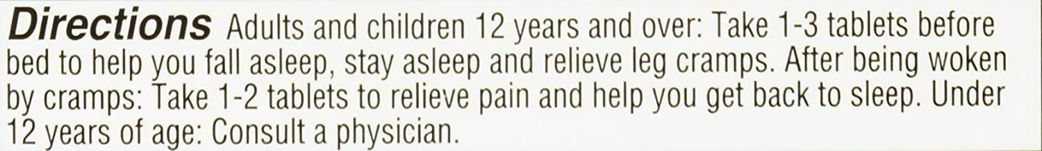 Hyland's Leg Cramps PM Tablets 50 ea 50 Count (Pack of 2) - Maple Wellness Supplements