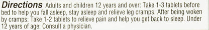 Hyland's Leg Cramps PM Tablets 50 ea 50 Count (Pack of 2) - Maple Wellness Supplements