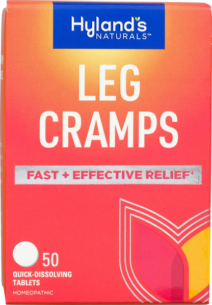 Hyland's Leg Cramps, Relief of Leg, Calf, Charley Horses, and Foot Cramps, 50 Quick-Dissolving Tablets - Maple Wellness Supplements
