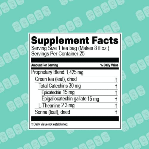 Hyleys Slim Tea Goji Berry Flavor - Weight Loss Herbal Supplement Cleanse and Detox - Maple Wellness Supplements