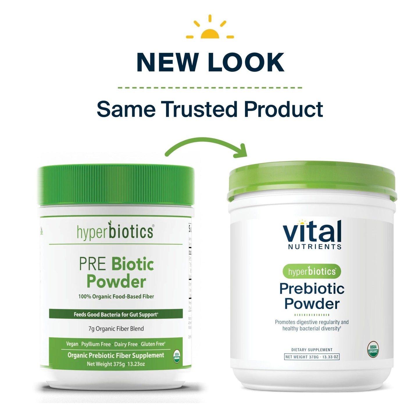 Hyperbiotics Vital Nutrients Organic Prebiotic Fiber Powder | Supports Gut Health and Digestive Regularity | Soluble Fiber Supplement for Women and Men - Maple Wellness Supplements