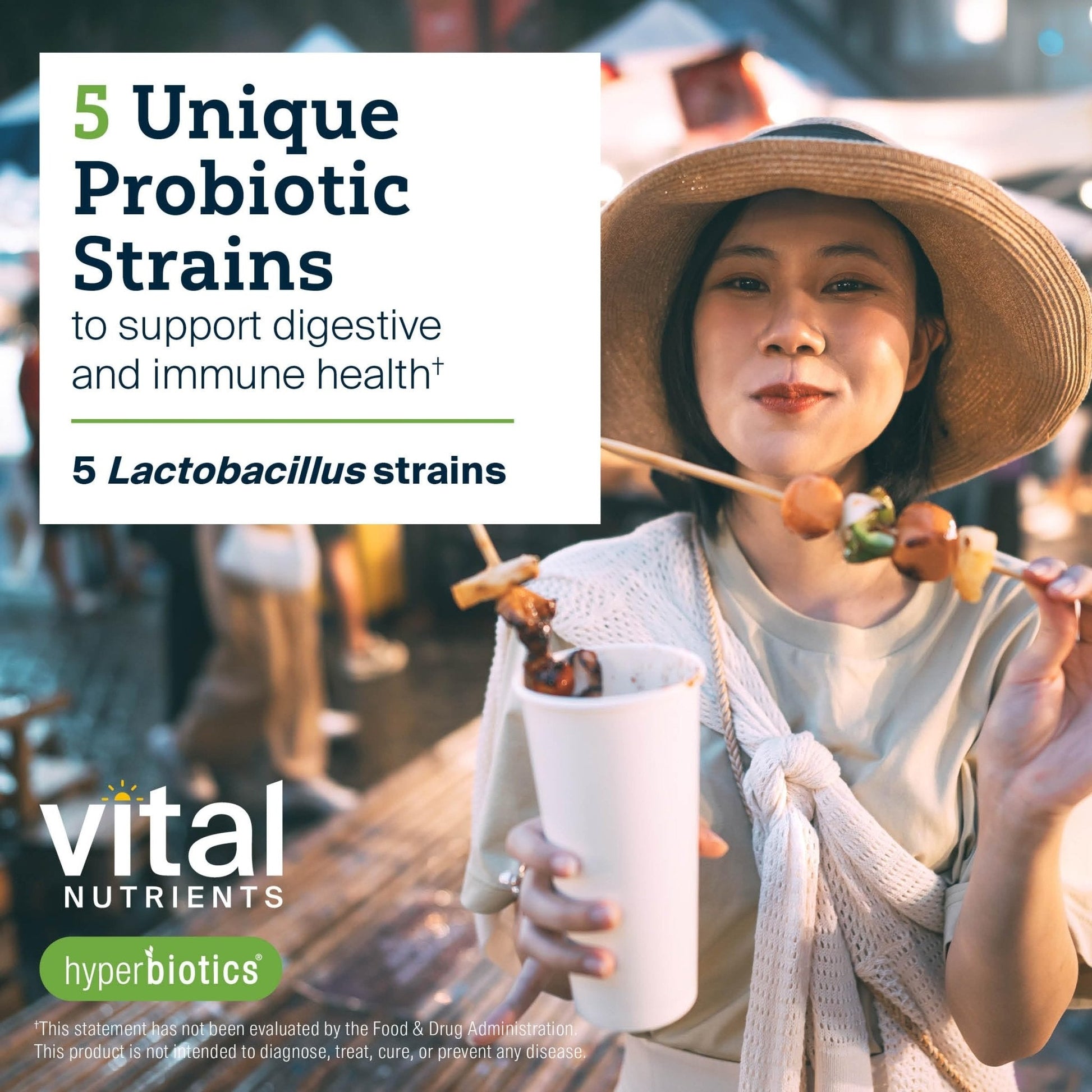 Hyperbiotics Vital Nutrients Prebiotic and Probiotic for Women and Men | 60 Billion CFU | Pre and Probiotics Supports Digestive Health, Constipation, Diarrhea, - Maple Wellness Supplements