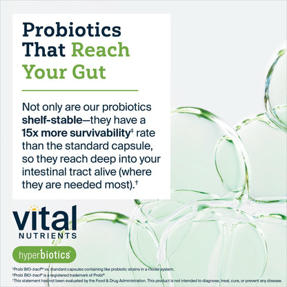 Hyperbiotics Vital Nutrients Pro-15 Prebiotics and Probiotics for Women and Men | 15 Science Backed Strains | Supports Occasional Constipation - Maple Wellness Supplements