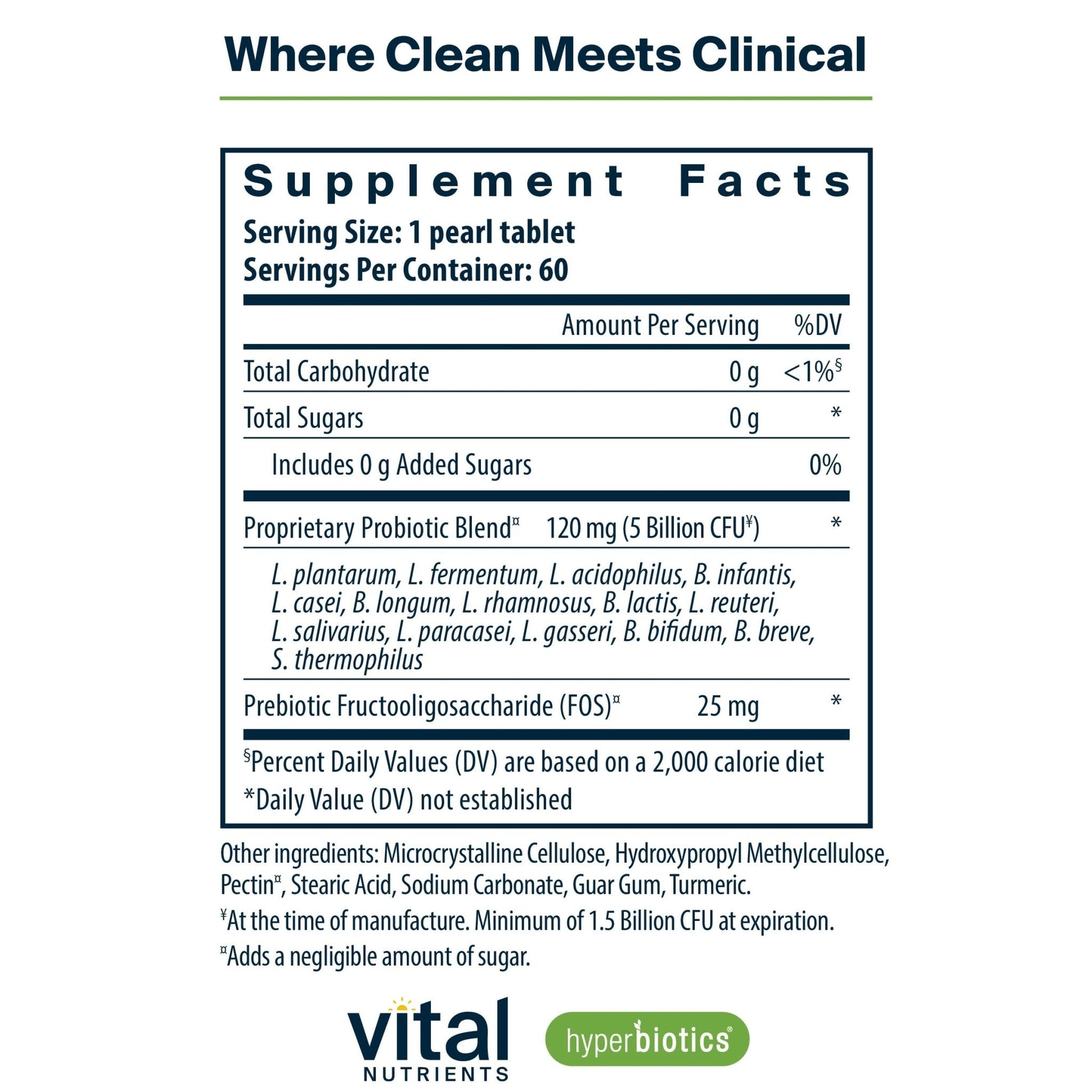 Hyperbiotics Vital Nutrients Pro-15 Prebiotics and Probiotics for Women and Men | 15 Science Backed Strains | Supports Occasional Constipation - Maple Wellness Supplements