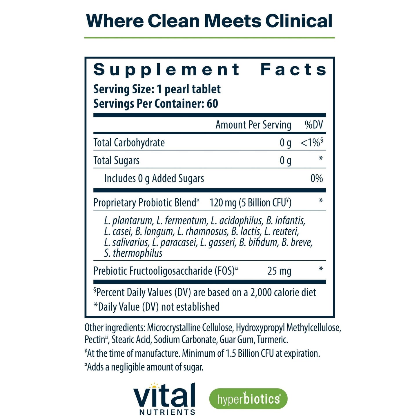 Hyperbiotics Vital Nutrients Pro-15 Prebiotics and Probiotics for Women and Men | 15 Science Backed Strains | Supports Occasional Constipation, Diarrhea, Gas & Bloating | 60 Vegan Time Release Pearls - Maple Wellness Supplements
