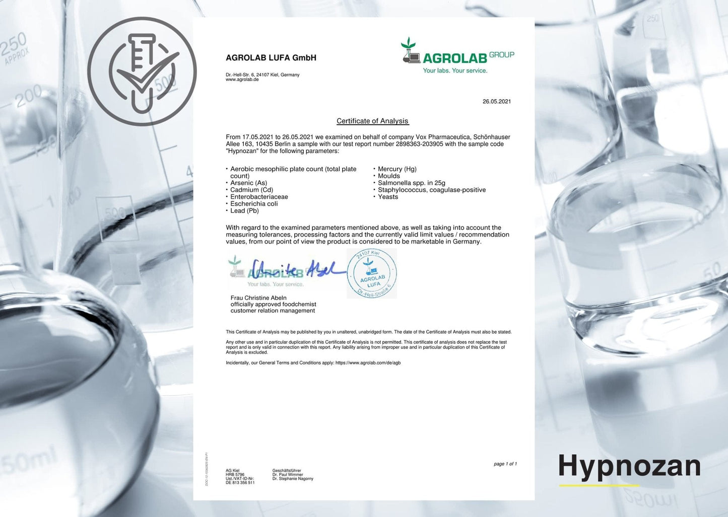 Hypnozan. 60 Easy Nights in Every Pack - 60 Capsules, Just One Before Bed. Natural - Maple Wellness Supplements