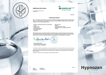 Hypnozan. 60 Easy Nights in Every Pack - 60 Capsules, Just One Before Bed. Natural - Maple Wellness Supplements