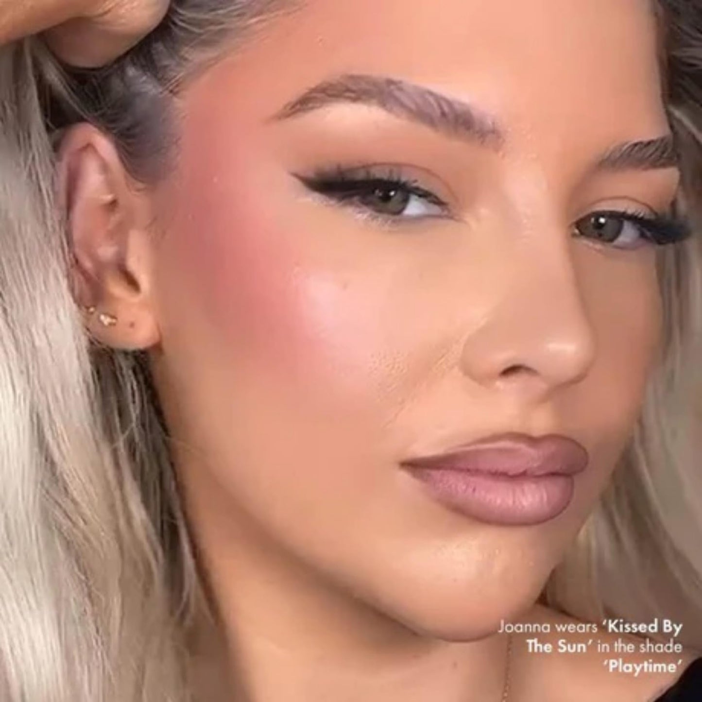 ICONIC LONDON Kissed by the Sun | Multi-Use Blush, Bronzer, & Highlighter, For All Skin Types, Cruelty-Free, Vegan Makeup, (Play Time) 0.17 oz - Maple Wellness Supplements