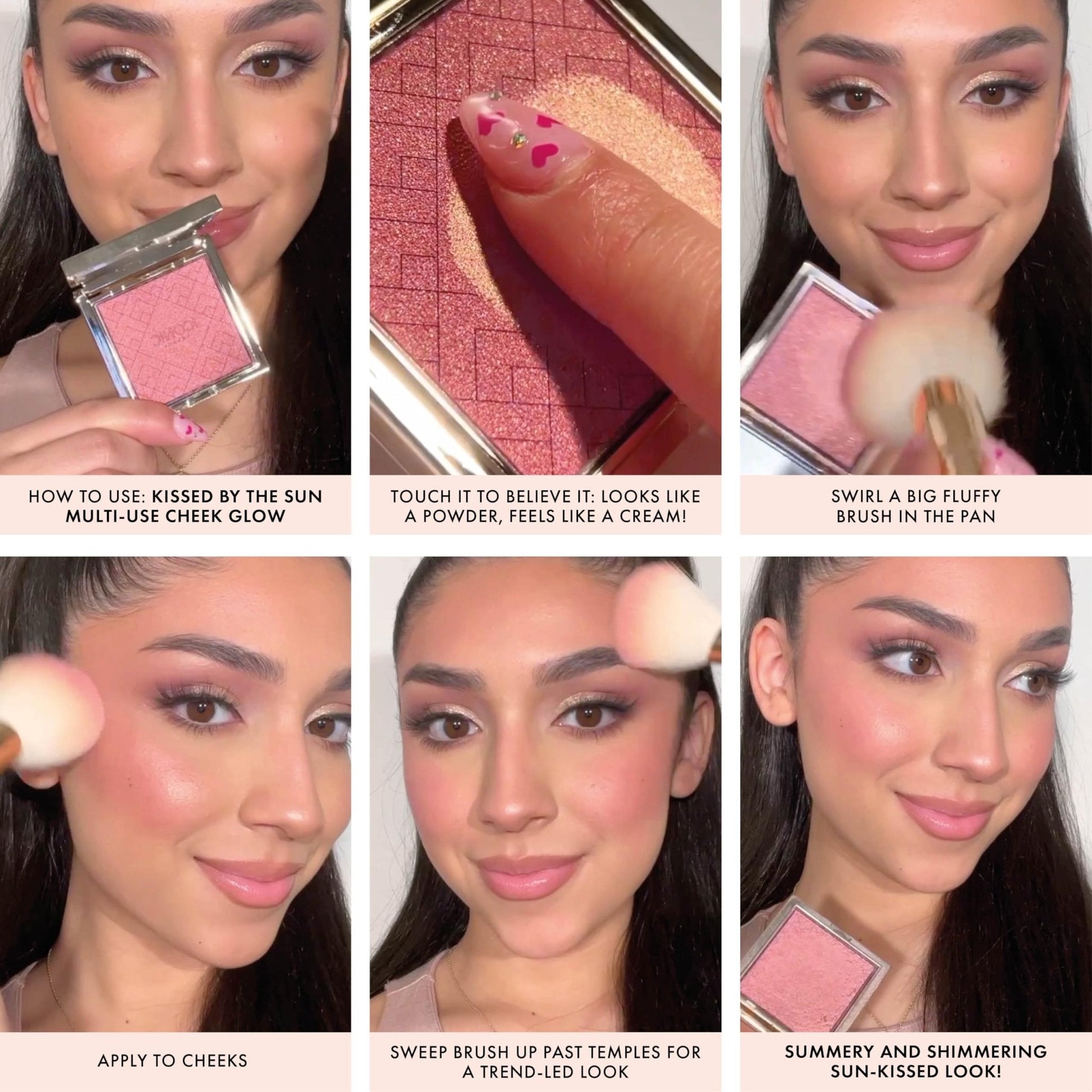 ICONIC LONDON Kissed by the Sun | Multi-Use Blush, Bronzer, & Highlighter, For All Skin Types, Cruelty-Free, Vegan Makeup, (Play Time) 0.17 oz - Maple Wellness Supplements