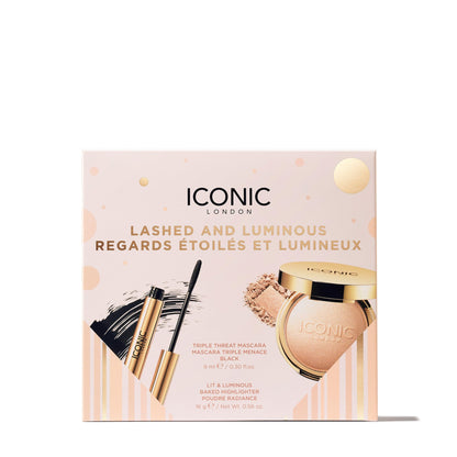ICONIC LONDON Lashed and Luminous Makeup Gift Set - Maple Wellness Supplements