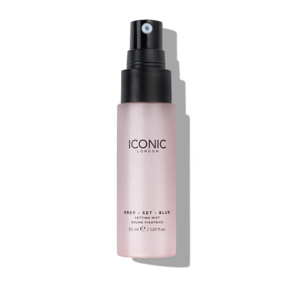 ICONIC LONDON Prep Set Blur Setting Spray | Makeup Fixing Spray, Blurs Imperfections and Gives Skin a Radiant Glow, Vegan Makeup, 30 mL / 1 Fl Oz. - Maple Wellness Supplements