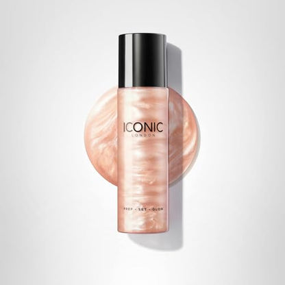 ICONIC LONDON Prep-Set-Glow | Hydrating + Setting + Glowing Spray, 3-in-1 Formula for a Dewy, Radiant Finish, Cruelty-Free, Vegan Makeup, 4.22 Fl oz - Maple Wellness Supplements