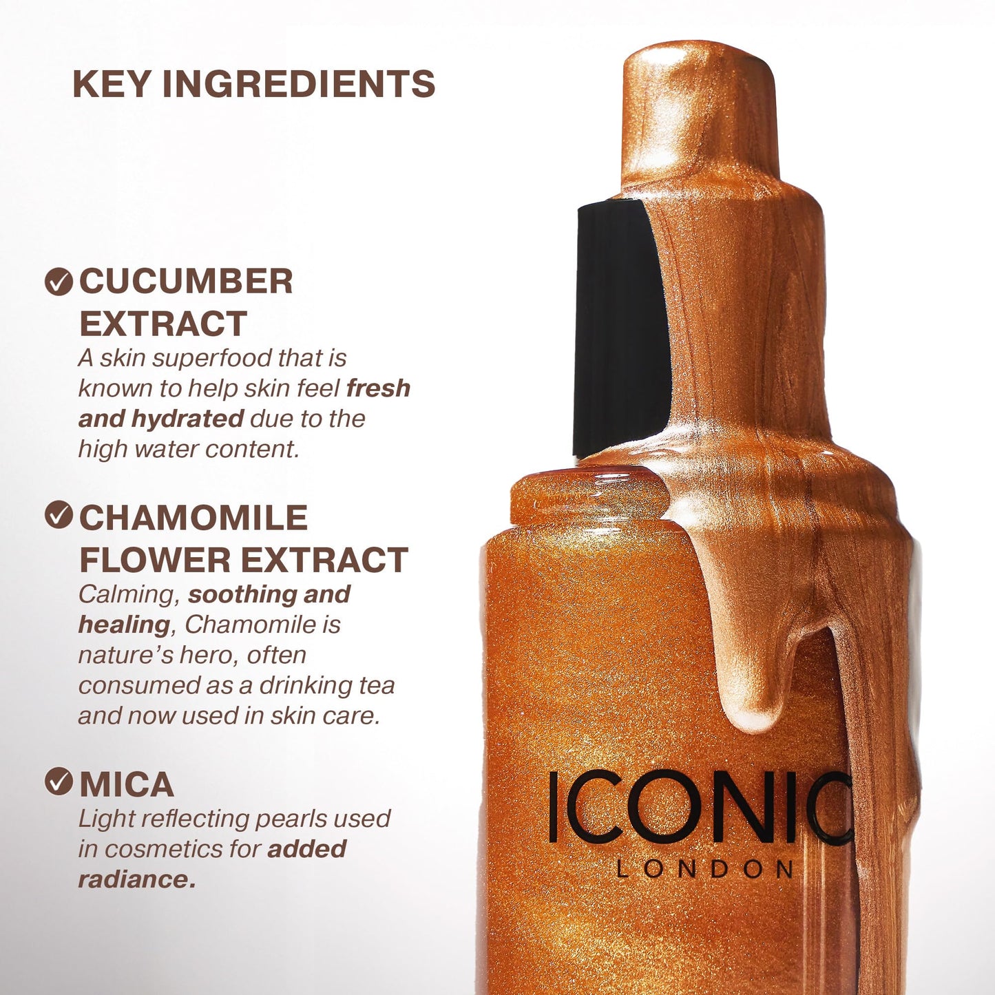 ICONIC LONDON Prep-Set-Glow | Hydrating + Setting + Glowing Spray, 3-in-1 Formula for a Dewy, Radiant Finish, Cruelty-Free, Vegan Makeup, 4.22 Fl oz - Maple Wellness Supplements