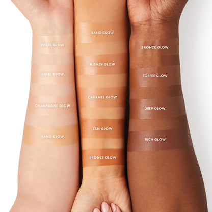 ICONIC LONDON Radiance Booster | Liquid Radiance Lightweight Skin Tint for a Glowy Makeup Look, Cruelty Free, Vegan Makeup (Champagne Glow) 30 mL/ 1.01 Fl Oz - Maple Wellness Supplements