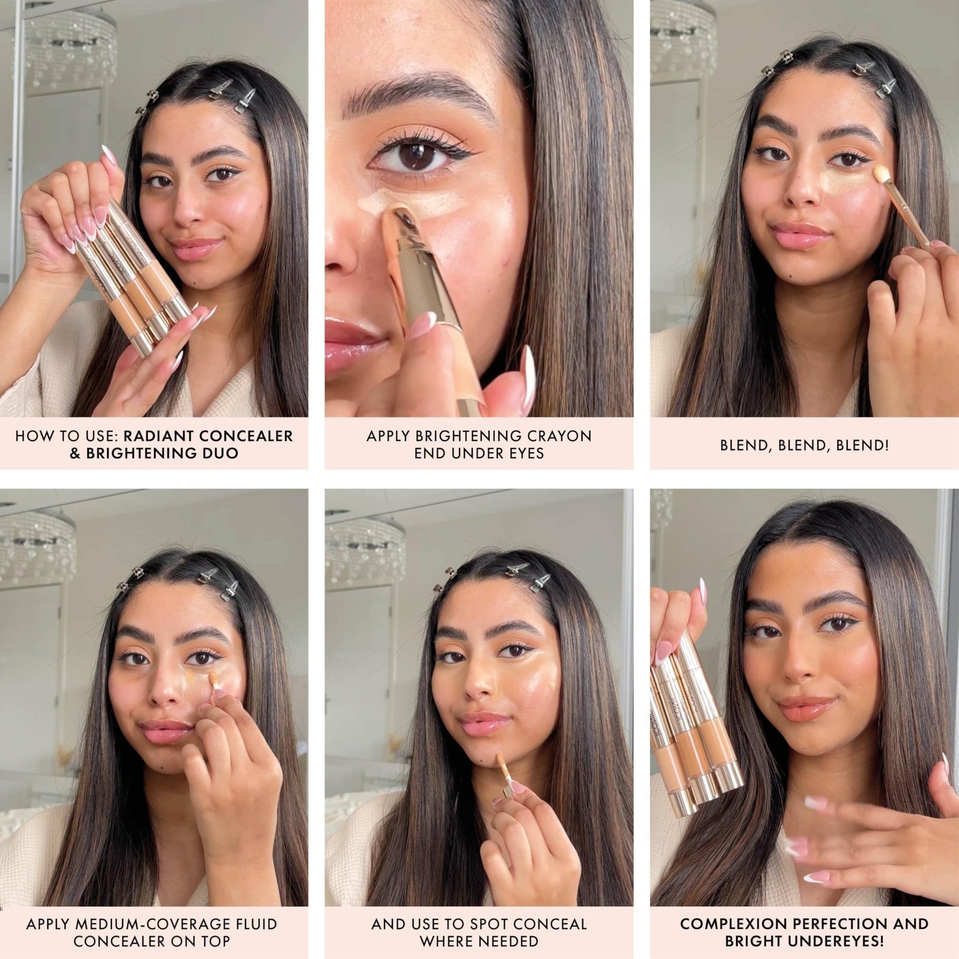 ICONIC LONDON Radiant Concealer & Brightening Duo | Creamy Liquid + Brightening Crayon Dual Ended Concealer, Cruelty Free, Vegan Makeup (Neutral Fair) 0.08 oz - Maple Wellness Supplements