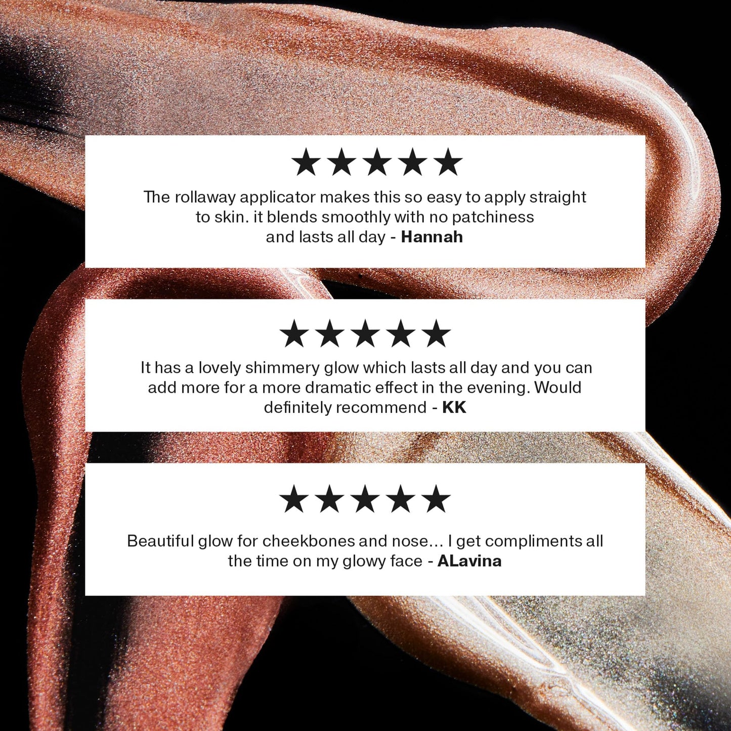 ICONIC LONDON Rollaway Glow | Liquid Highlighter for a Radiant Glow, Cruelty-Free, Vegan Makeup (Champagne Chic) 0.27 Fl oz - Maple Wellness Supplements