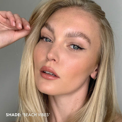 ICONIC LONDON Sheer Bronze | Lightweight Liquid Buildable Bronzer, Cruelty Free, Vegan Makeup, (Beach Vibes) 0.42 Fl oz - Maple Wellness Supplements
