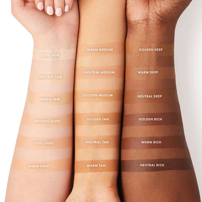 ICONIC LONDON Super Smoother Blurring Skin Tint | Light to Medium Coverage, Hydrating, Ultra-Lightweight Tinted Moisturizer, Cruelty-Free, Vegan Makeup (Golden Medium) 1.01 Fl oz - Maple Wellness Supplements