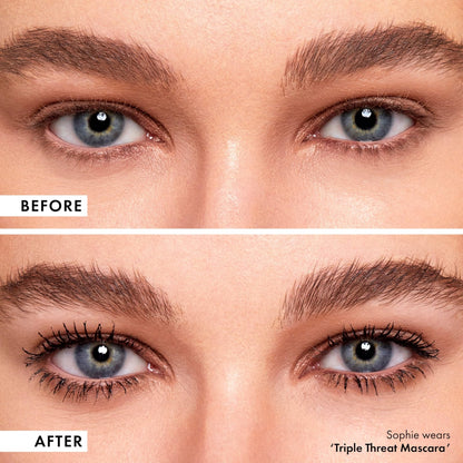 ICONIC LONDON Triple Threat Mascara | Volumizing, Lengthening + Lifting Mascara for Stunning Lashes, Cruelty-Free, Vegan Makeup, 0.30 Fl oz - Maple Wellness Supplements