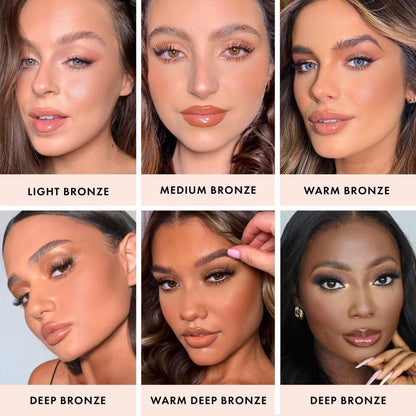 ICONIC LONDON Ultimate Bronzing Powder | Silky Powder, Flawless Matte Finish Bronzer Cruelty-Free, Vegan Makeup, (Warm Bronze) 0.59 oz - Maple Wellness Supplements