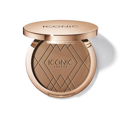ICONIC LONDON Ultimate Bronzing Powder | Silky Powder, Flawless Matte Finish Bronzer Cruelty-Free, Vegan Makeup, (Warm Bronze) 0.59 oz - Maple Wellness Supplements