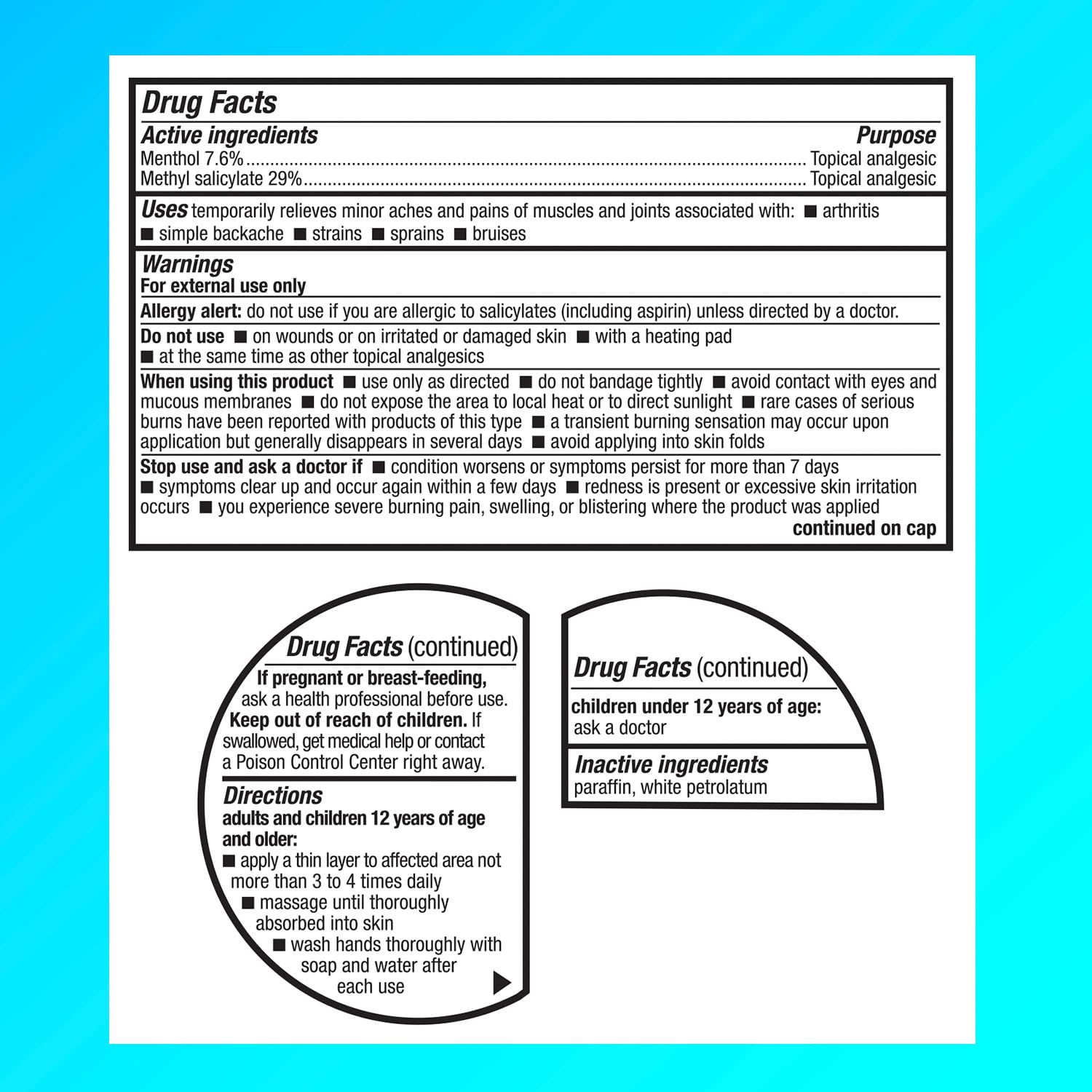 Icy Hot Original Pain Relieving Balm 3.5 oz (pack of 4) - Maple Wellness Supplements