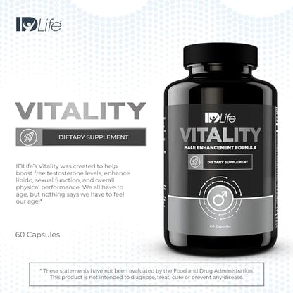 IDLife | Vitality - Energy Support Supplement | Enhance Physical, Improve Blood Flow - Maple Wellness Supplements
