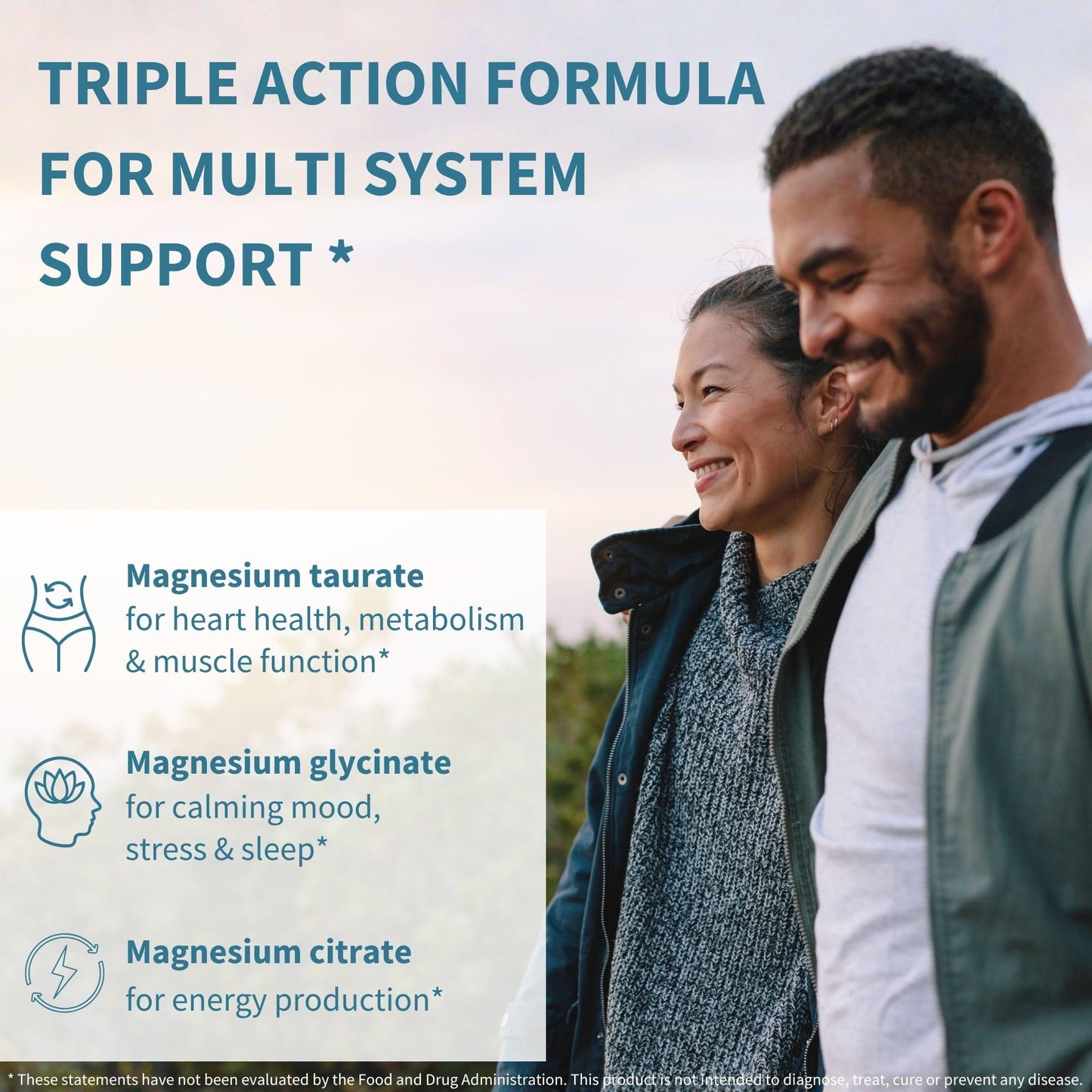 Igennus Superior Triple Magnesium Complex, Fully Reacted & Chelated Glycinate, Taurate & Citrate, Clean Label, High Bioavailability & Absorption, 60 Tablets, Vegan, Non-Buffered - Maple Wellness Supplements