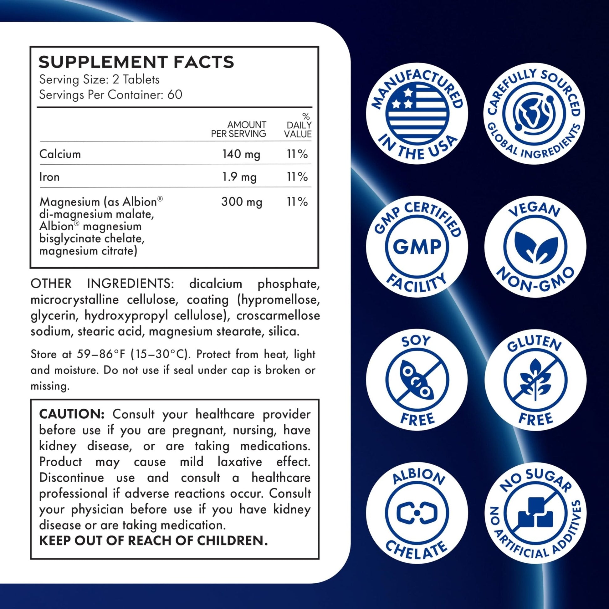 ILIVA Magnesium Glycinate 400mg -Triple Magnesium Complex (Glycinate+Malate+Citrate) - Chelated High Absorption Tablets for Sleep Support, Muscle Recovery, Bone Health, Energy&Calm - Vegan,120 Count - Maple Wellness Supplements
