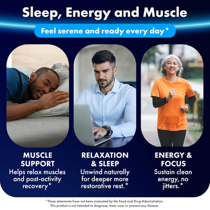 ILIVA Magnesium Glycinate 400mg -Triple Magnesium Complex (Glycinate+Malate+Citrate) - Chelated High Absorption Tablets for Sleep Support, Muscle Recovery, Bone Health, Energy&Calm - Vegan,120 Count - Maple Wellness Supplements