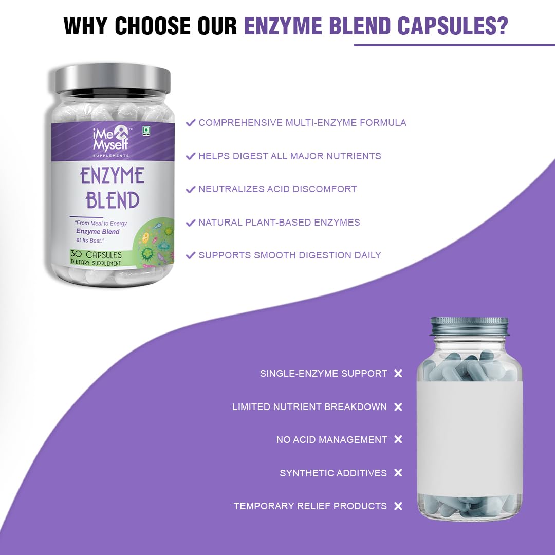 iMeMyself Enzyme Blend | 30 Veg Capsules - Maple Wellness Supplements
