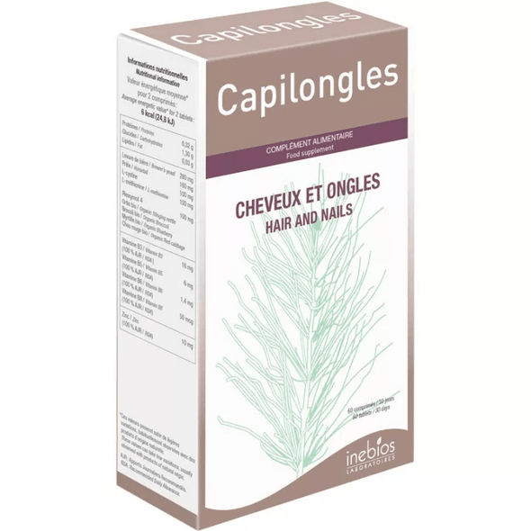 Inebios Capilongles Hair and Nails 60 tablets - Maple Wellness Supplements