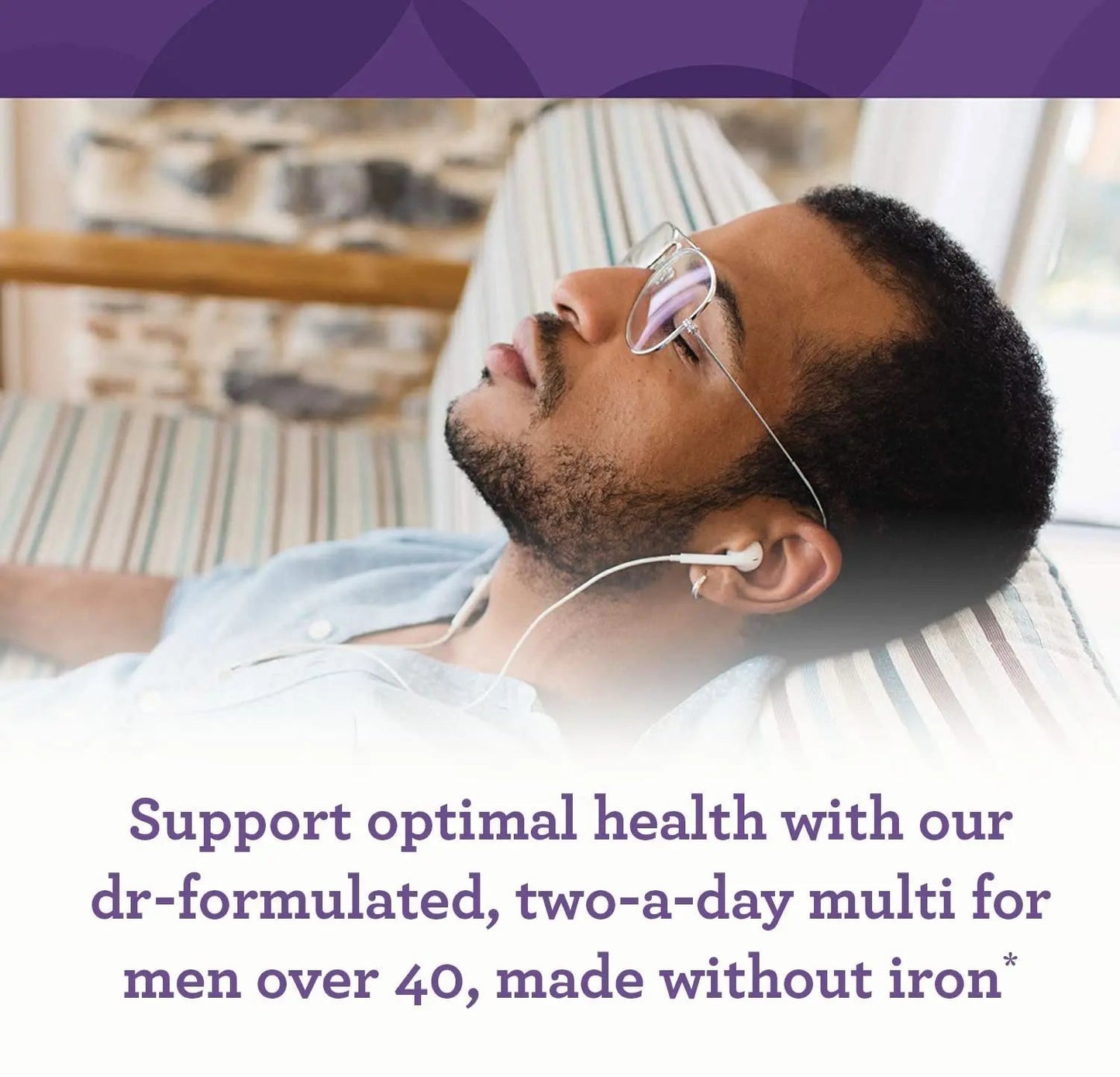 Innate Response Formulas Men’s 40+ Multivitamin - Daily Multivitamin for Men 40 and Over - Iron-Free - Includes Vitamins B12, B6, and D3 - Maple Wellness Supplements